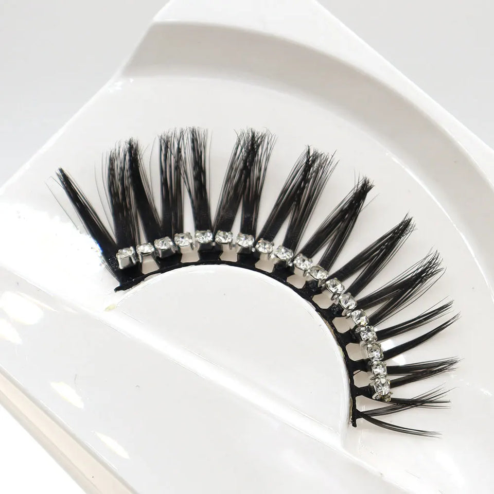 Silver Diamond Eyelashes