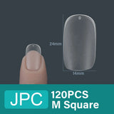 Oval Almond Artificial Nail Gel