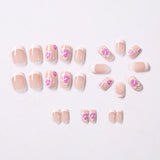Flower Pink Hibiscus Nail