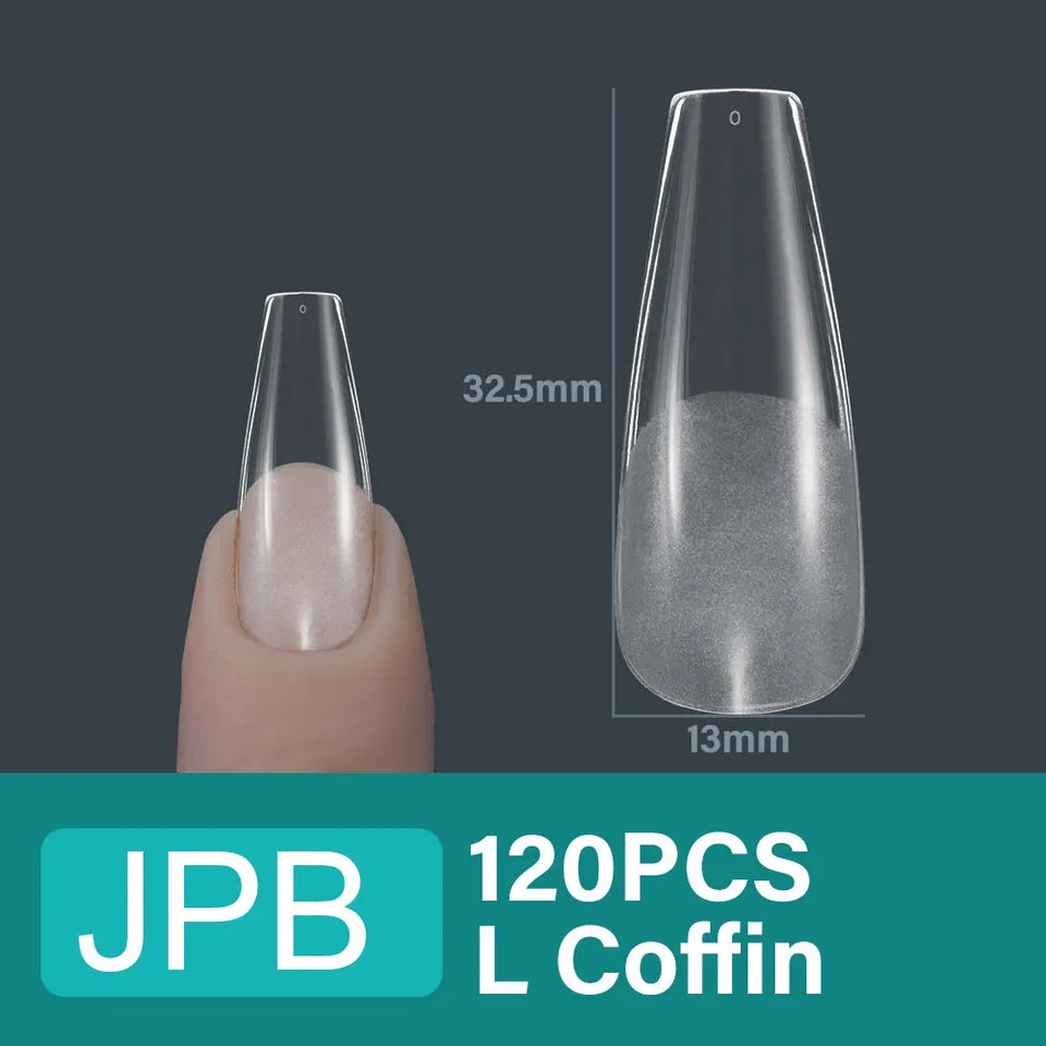 Oval Almond Artificial Nail Gel
