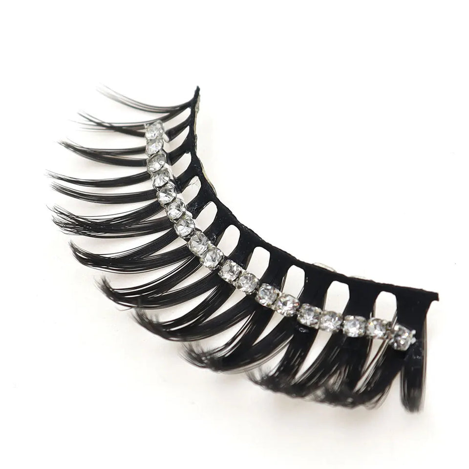 Silver Diamond Eyelashes