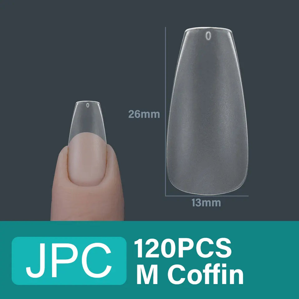 Oval Almond Artificial Nail Gel