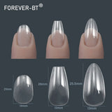 Oval Almond Artificial Nail Gel