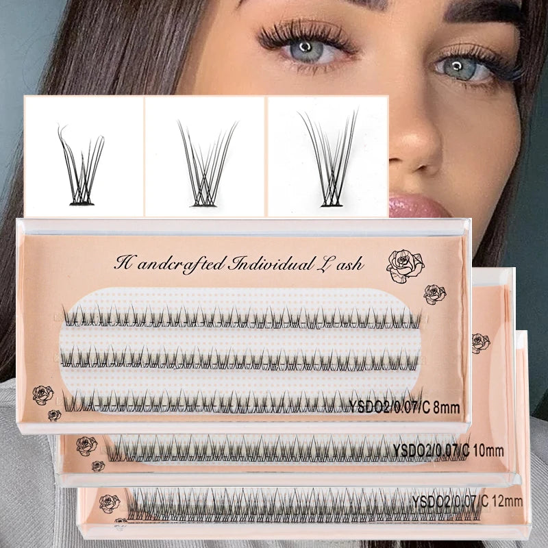 Cross Individual Lashes Fluffy