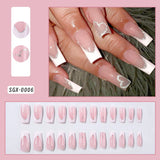 Flower Pink Hibiscus Nail