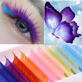 Mix Colored Eyelash Extension