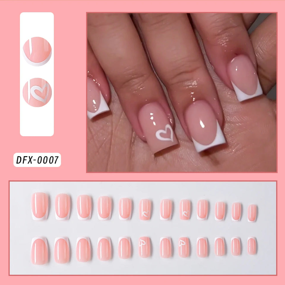 Flower Pink Hibiscus Nail