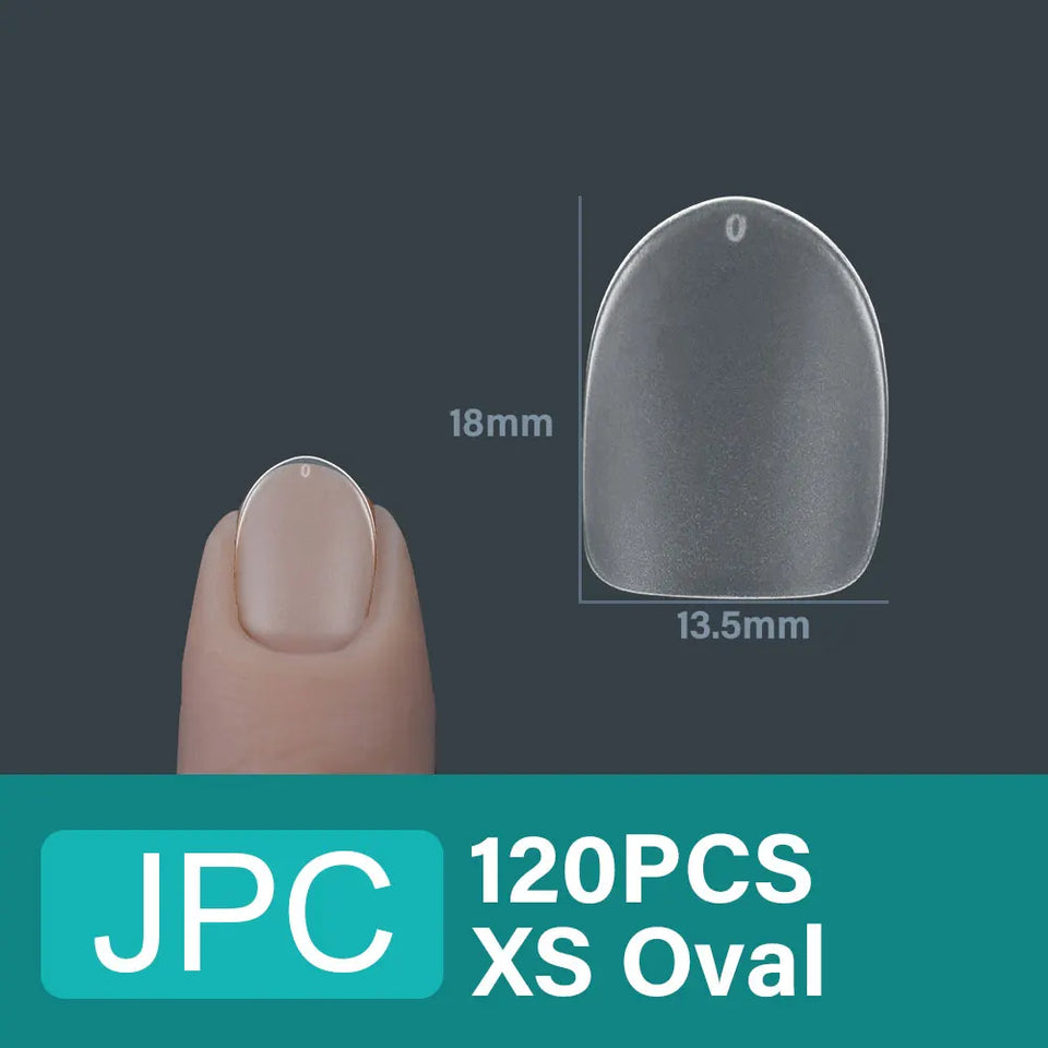 Oval Almond Artificial Nail Gel
