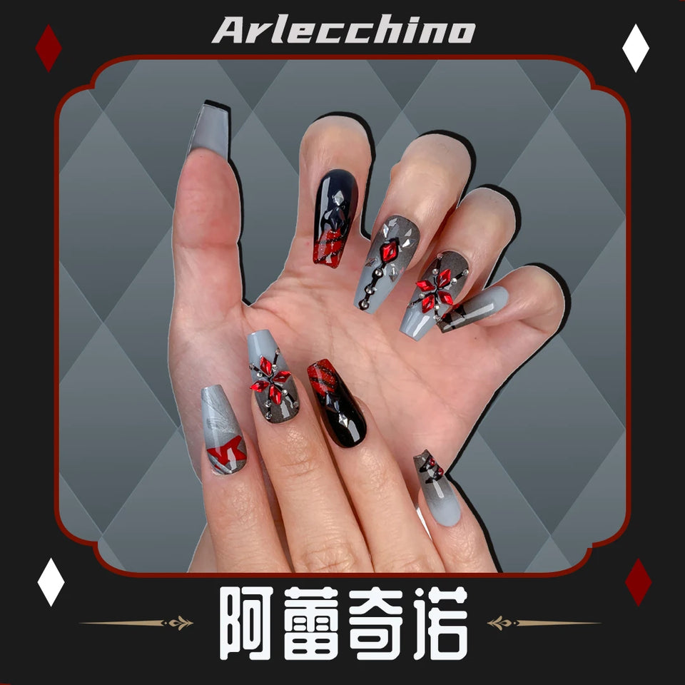 Anime Genshin Cartoon Nail