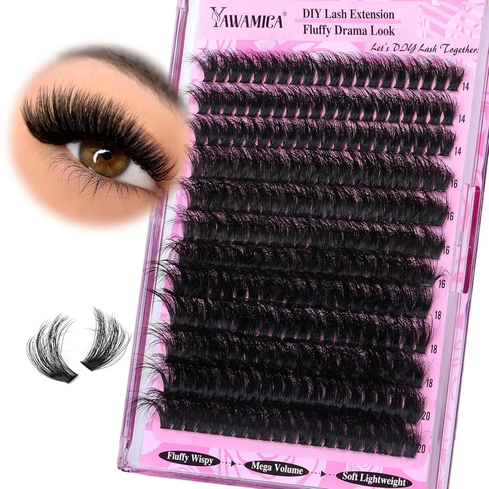 Fluffy Lash Clusters