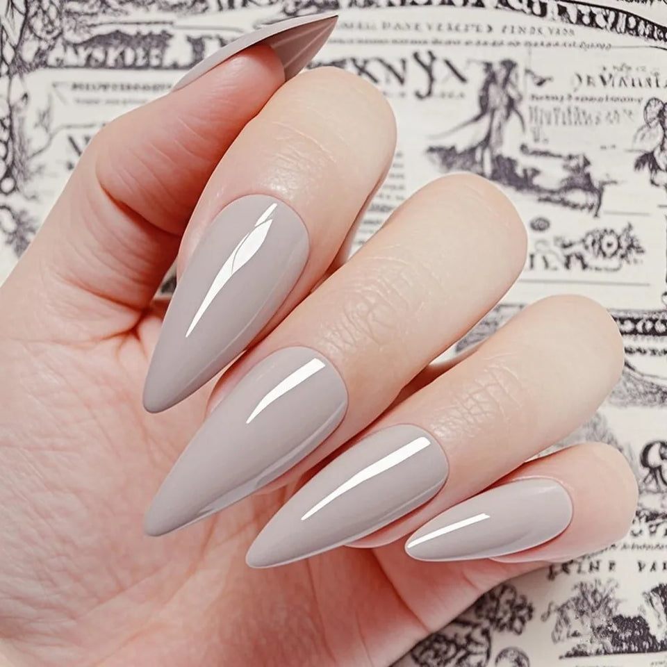 Shiny Dim Pink Nail