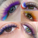 Mix Colored Eyelash Extension