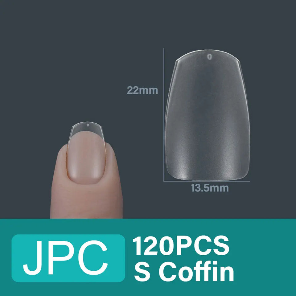Oval Almond Artificial Nail Gel