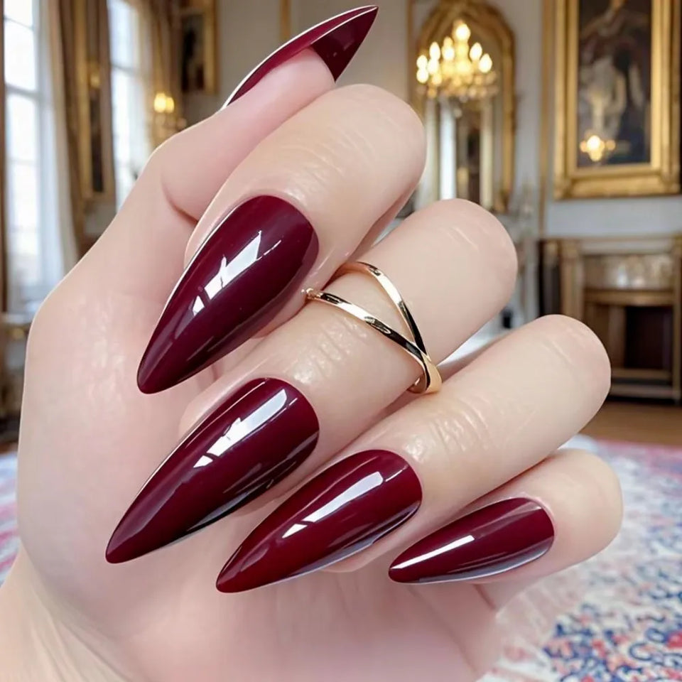 Shiny Dim Pink Nail