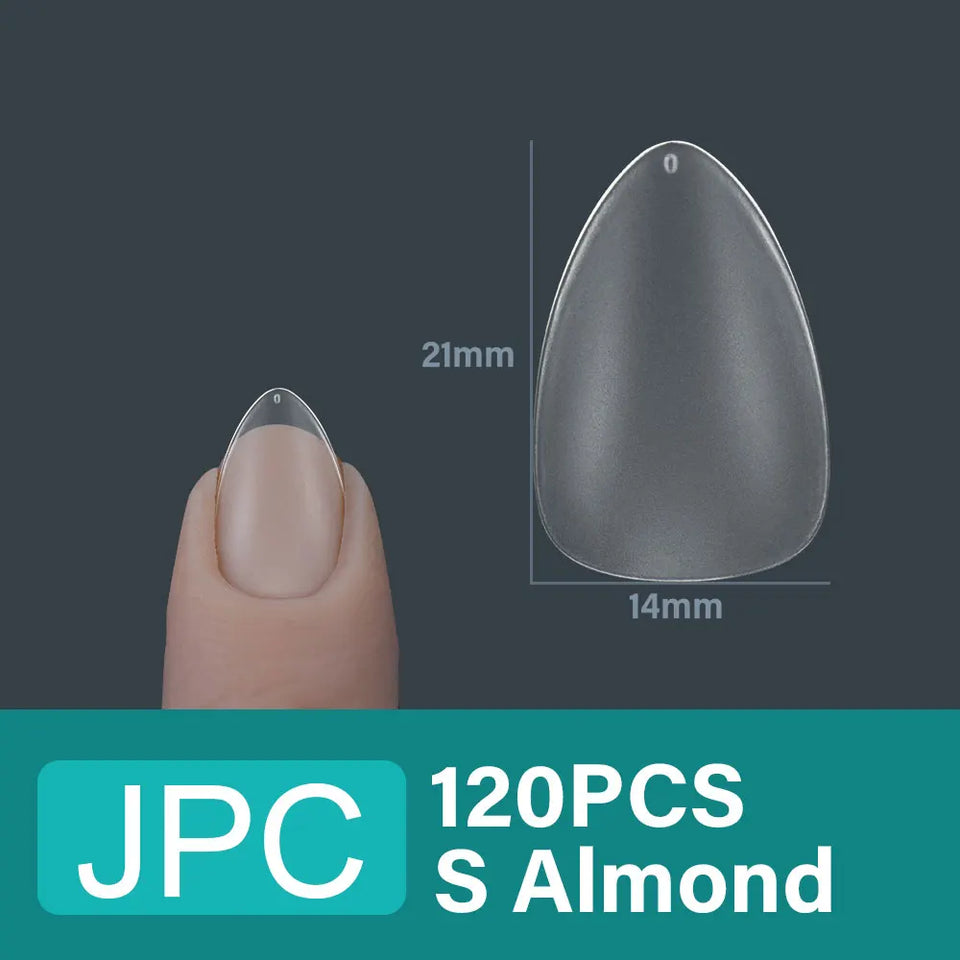 Oval Almond Artificial Nail Gel