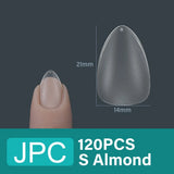 Oval Almond Artificial Nail Gel