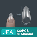 Oval Almond Artificial Nail Gel