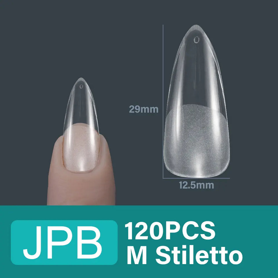 Oval Almond Artificial Nail Gel