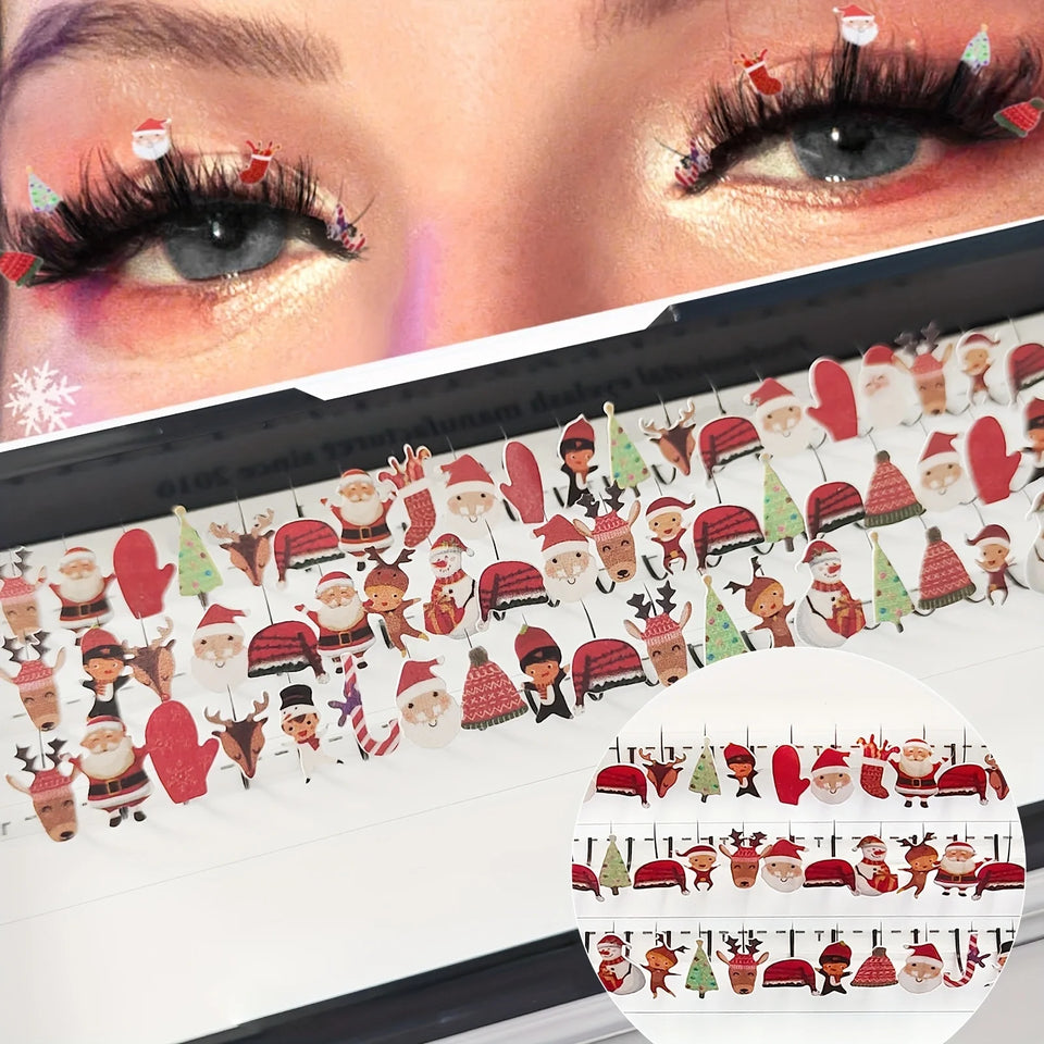 Eyelashes Extensions Glitter Shiny