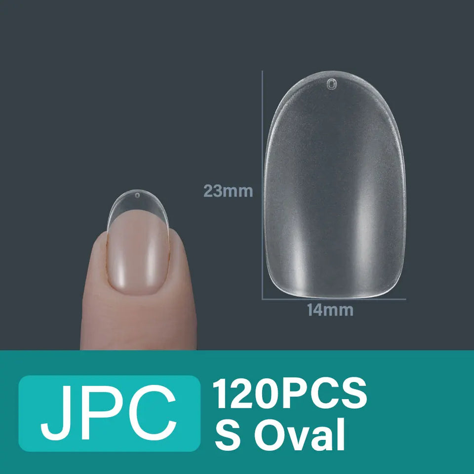 Oval Almond Artificial Nail Gel