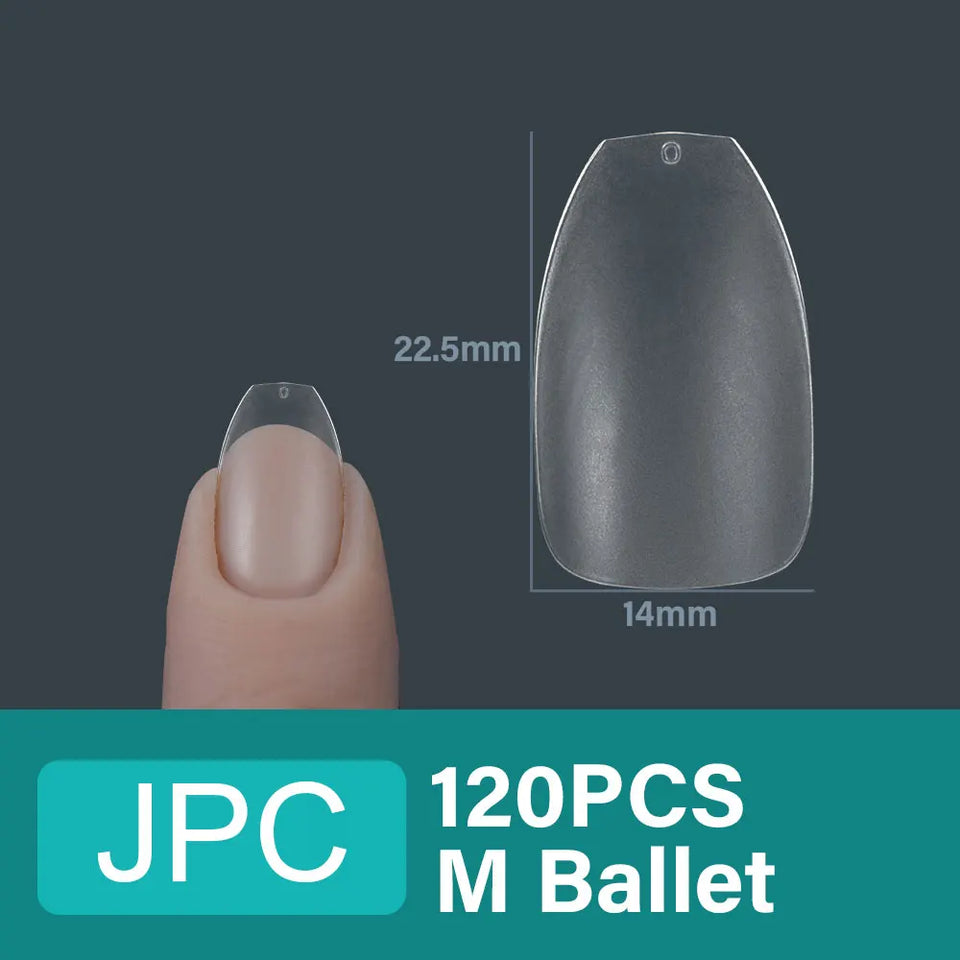 Oval Almond Artificial Nail Gel