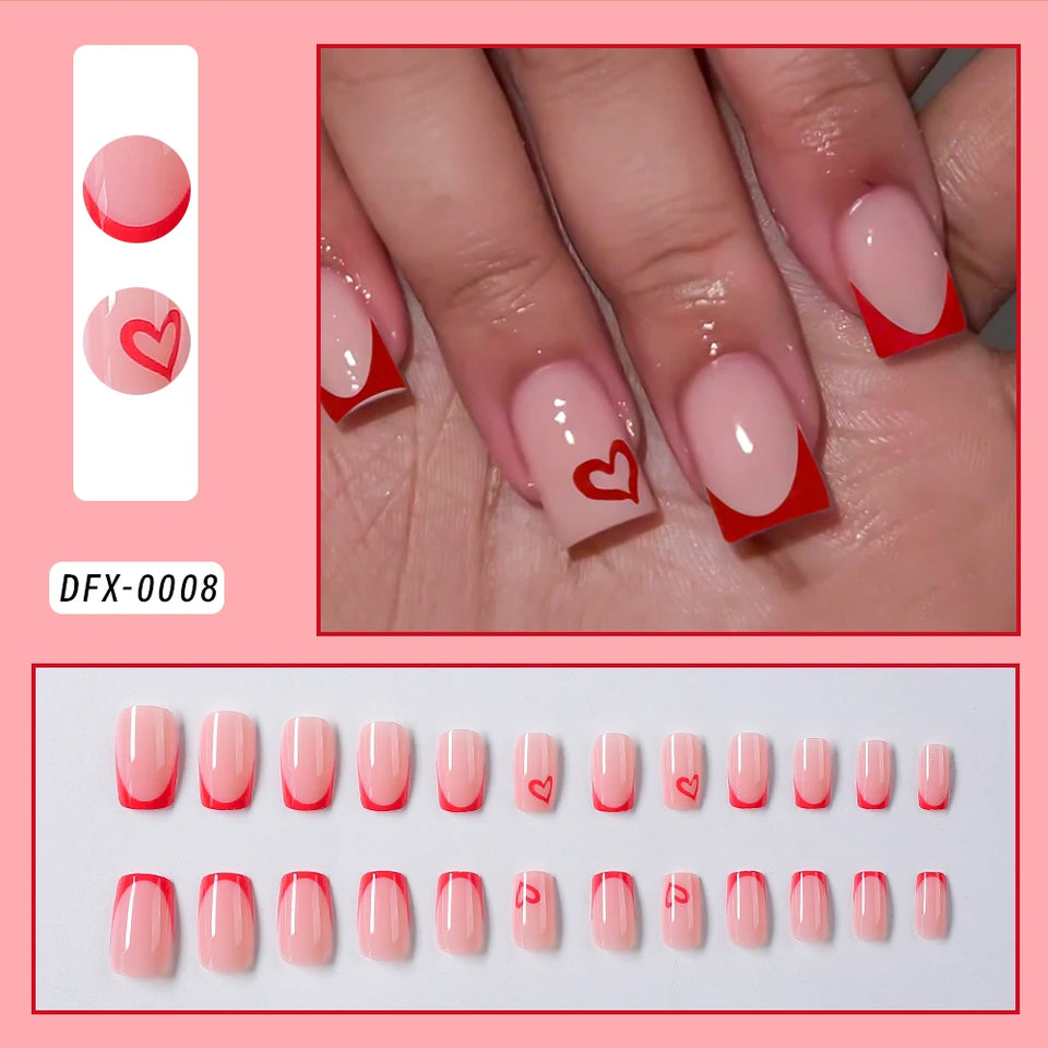 Flower Pink Hibiscus Nail