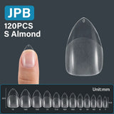 Oval Almond Artificial Nail Gel