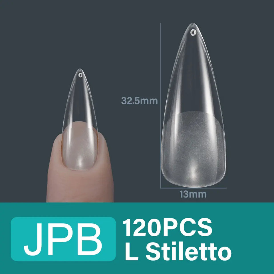 Oval Almond Artificial Nail Gel