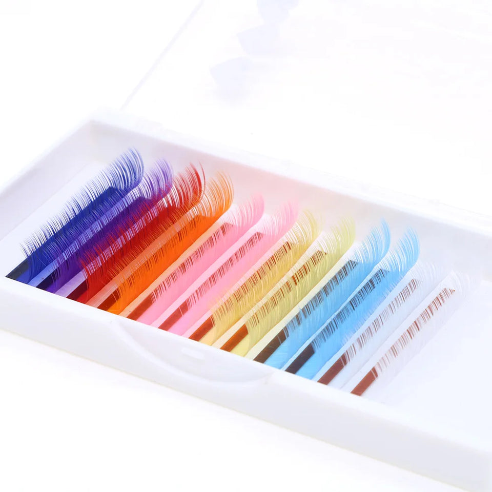 Mix Colored Eyelash Extension