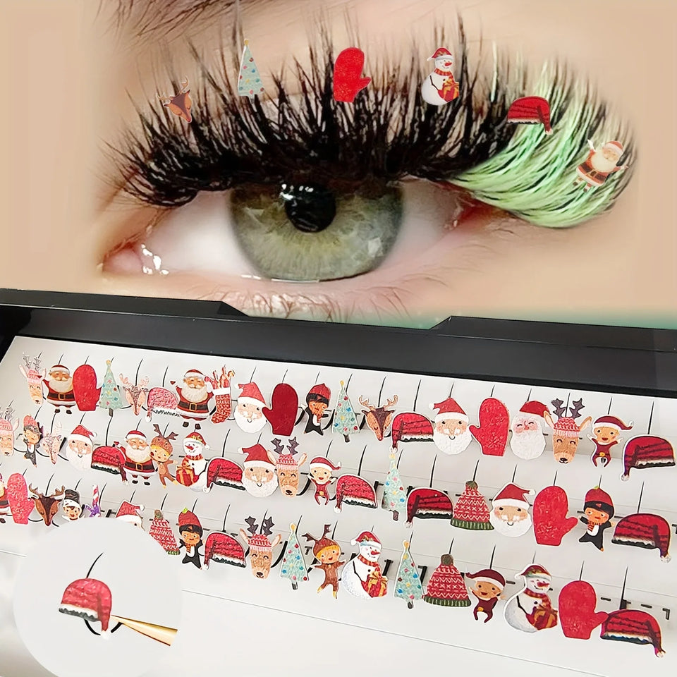 Eyelashes Extensions Glitter Shiny
