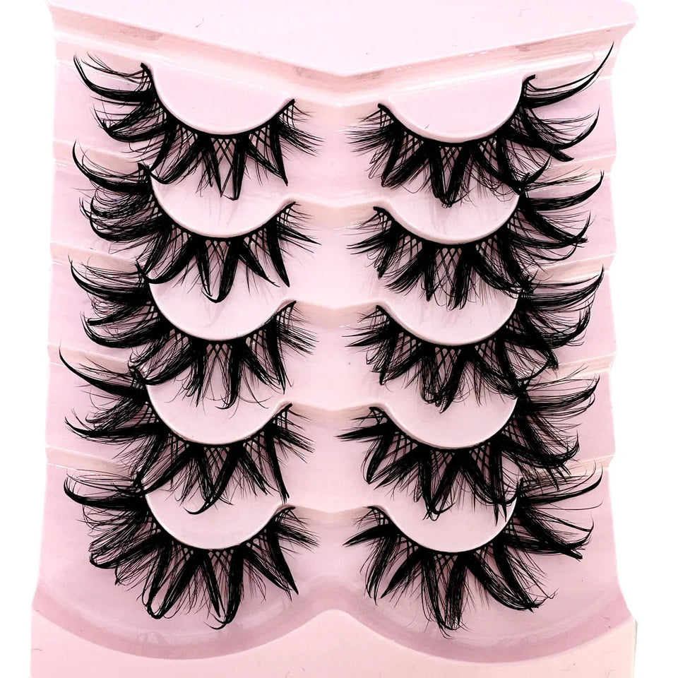 Spiky Wet Look Lashes