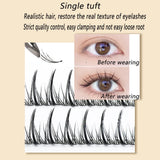 Anlinnet dovetail Fluffy Eyelashes