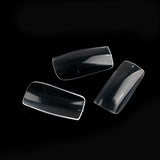 500Pcs Acrylic Nail Tips Transparent Artificial Half Cover French Full Cover Manicure False Nails Box Set for DIY Nail Art